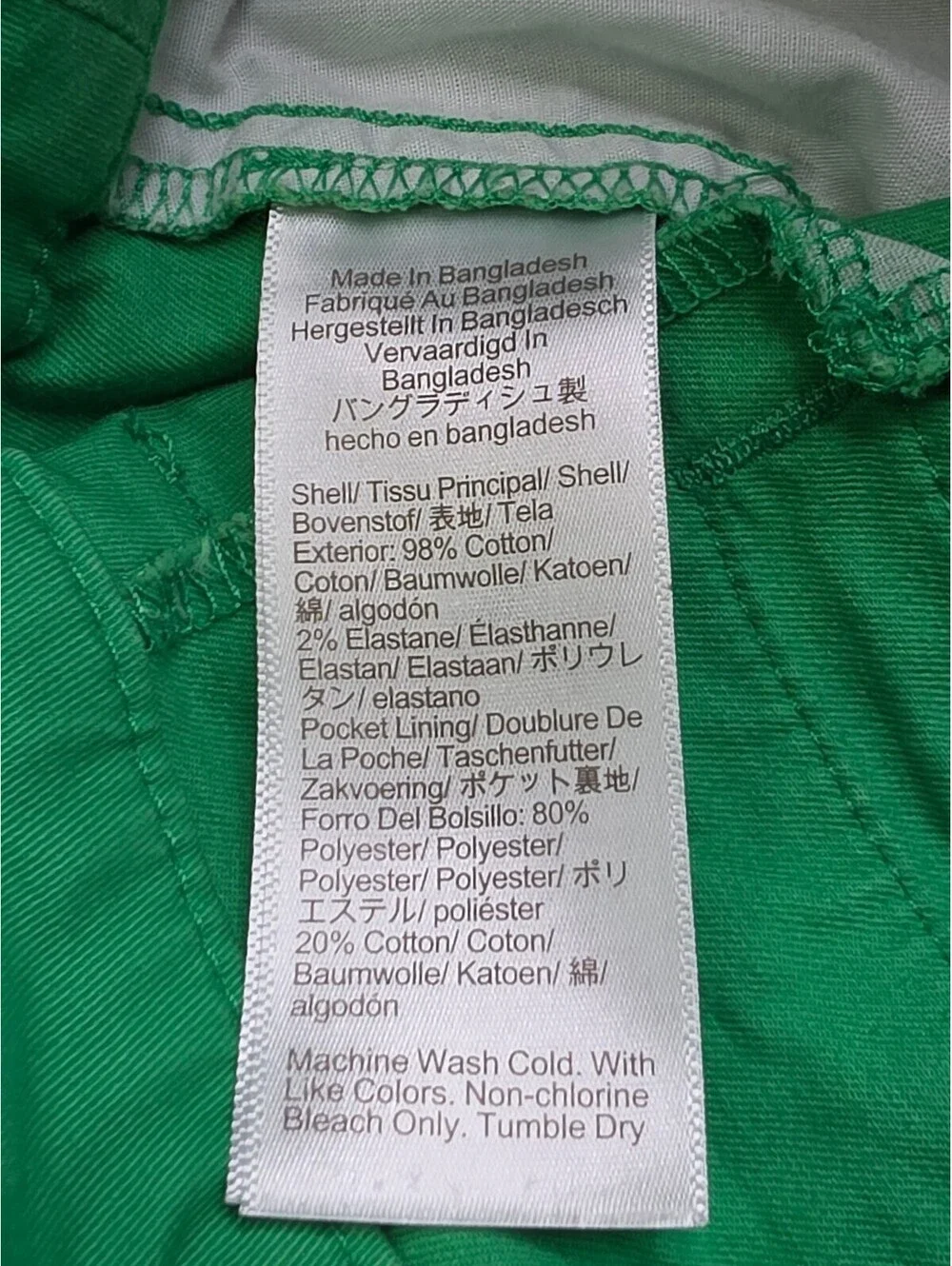 J.Crew Womens Size 00 Green Chino Bermuda Shorts 9